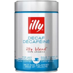 Café descafeinado molido 100% arábica lata 250 g - Illy