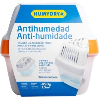 Antihumedad neutro evita moho manchas y malos olores envase 1 unidad aparato + recambio sistema anti-derrame - Humydry
