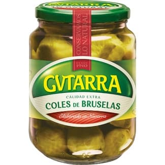 Coles de Bruselas frasco 400 g neto escurrido - Gvtarra