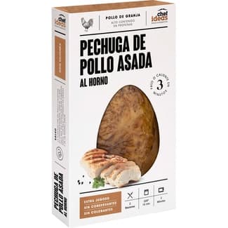 Pechuga de pollo asada al horno 2 raciones envase 280 g - Chef Ideas