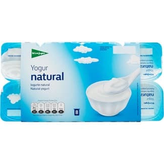 Yogur natural pack 8 unidades 125 g - El Corte Ingles