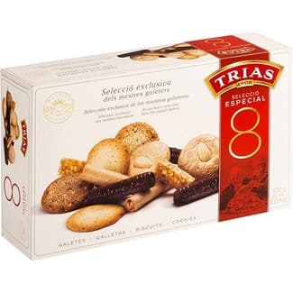 Surtido Especial nº 8 Selección de galletas y barquillos caja 300 g - Trias