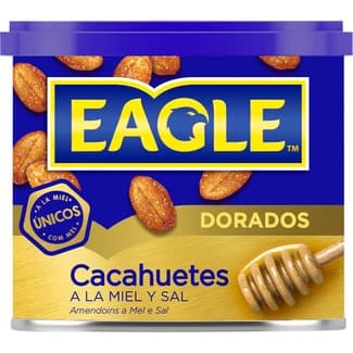 Cacahuetes fritos con miel Sin Gluten lata 250 g - Eagle