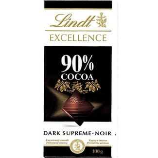 Chocolate negro 90% cacao tableta 100 g - Lindt Excellence
