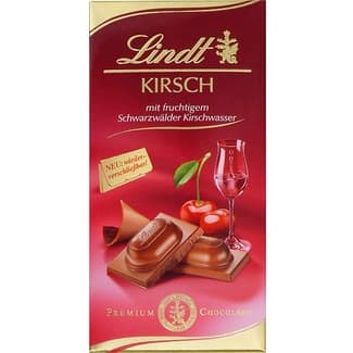 Chocolate con leche relleno de Kirsch tableta 100 g - Lindt