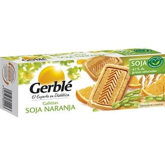 Galletas de soja y naranja envase 280 g - Gerble