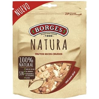 Natura cóctel de frutos secos crudos 100% natural bolsa 130 g - Borges