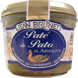 Paté de pato al Almagnac tarro 180 g - Jean Brunet