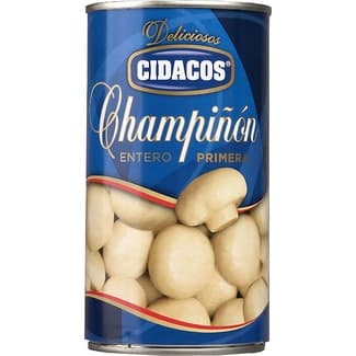 Champiñon entero lata 180 g neto escurrido - Cidacos