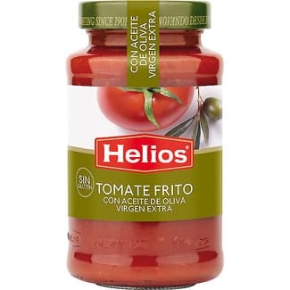 Tomate frito estilo Mediterráneo con aceite oliva virgen extra frasco 560 g - Helios
