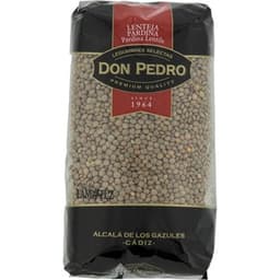 Lenteja pardina paquete 1 kg - Don Pedro