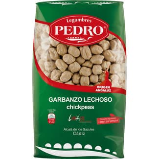 Garbanzo lechoso paquete 1 kg - Legumbres Pedro