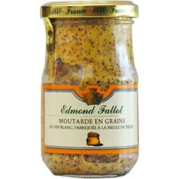 Mostaza en grano frasco 205 g - Edmond Fallot