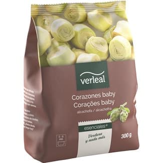 Corazones de alcachofas baby bolsa 300 g - Verleal