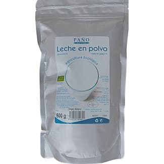 Leche en polvo desnatada 1% Materia Grasa ecológica bolsa 250 g - Paño Naturae