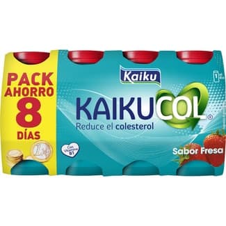 Kaikucol sabor fresa pack 8 unidades 65 ml pack ahorro - Kaiku