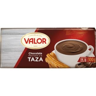 Chocolate para hacer a la taza sin gluten tableta 300 g - Valor