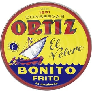 Bonito frito en escabeche lata 520 g neto escurrido - Ortiz