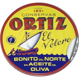 Bonito del norte en aceite de oliva lata 480 g neto escurrido - Ortiz