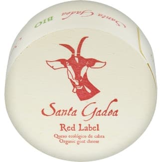 Red Label queso de cabra elaborado con leche pasteurizada ecológico pieza 155 g - Santa Gadea