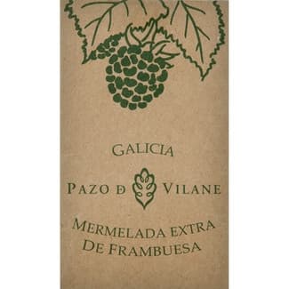 Mermelada extra de frambuesa frasco 300 g - Pazo De Vilane