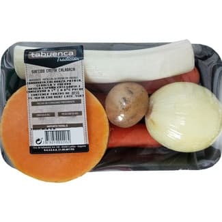 Surtido para crema de calabaza bandeja 600 g peso aproximado - Tabuenca