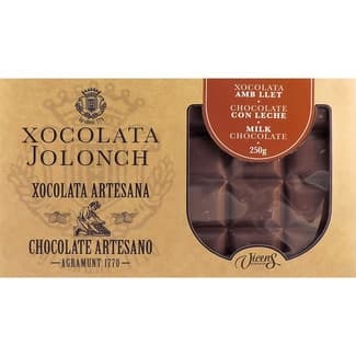 Chocolate con leche artesano tableta 250 g - Jolonch