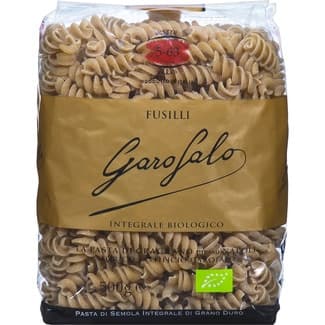 Fusilli integral ecológico paquete 500 g - Garofalo