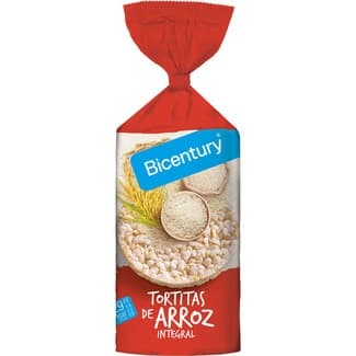 Tortitas de arroz integral bolsa 130 g - Bicentury