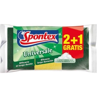 Universal estropajo con esponja envase 2 unidades - Spontex