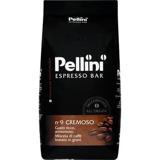Cafés en grano tostados Espresso Bar nº 9 Cremoso paquete 1 kg - Pellini