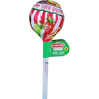Super Lolly con 15 caramelos con palo unidad 135 g - Miguelañez