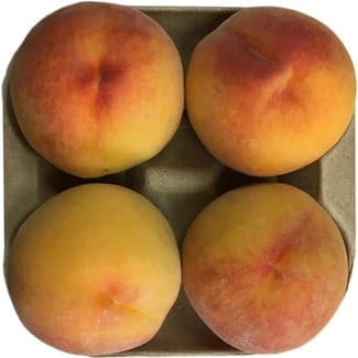 Melocotón amarillo peso aproximado bandeja 850 g