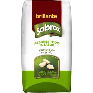 Arroz redondo Sabroz variedad exclusiva paquete 1 kg - Brillante