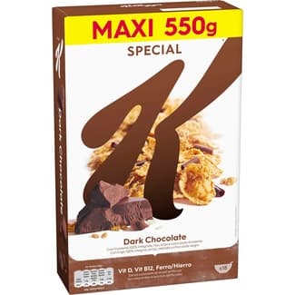 Cereales de desayuno con chocolate negro paquete 500 g - Kellogg's Special K