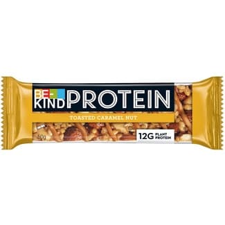 Protein barritas de frutos secos tostados con caramelo envase 50 g - Be-kind