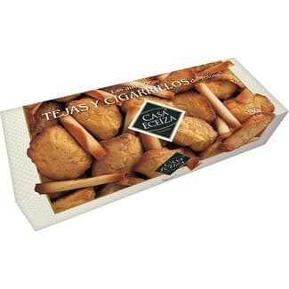 Tejas y cigarrillos de Tolosa estuche 150 g - Casa Eceiza