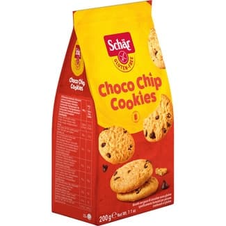 Cookies con chips de chocolate sin gluten bolsa 200 g - Schar