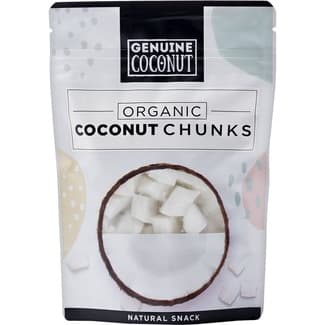 Coco en trozos bio bolsa 100 g - Genuine Coconut