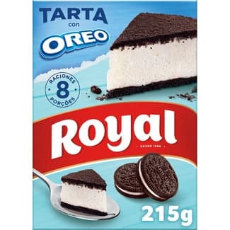 Tarta con Oreo para preparar 8 raciones estuche 215 g - Royal