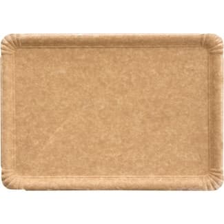 Bandeja de cartón Kraft 25x35 cm envase 5 unidades - P&h