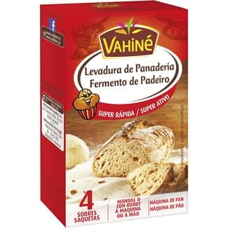 Levadura súper rápida de panadería caja 18,40 g - Vahine