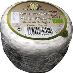 Queso de cabra moho blanco ecológico pieza 450 g - Suerte Ampanera