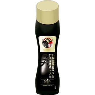 Crema líquida autobrillante negra bote 50 ml con aplicador - Bufalo