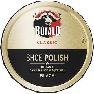 Limpia calzado crema negro lata 50 ml - Bufalo