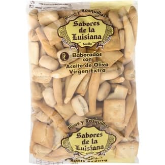 Picos de pan surtidos con aceite de oliva virgen extra bolsa 300 g - Sabores De La Luisiana