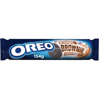 Choco Brownie galletas de chocolate rellenas de crema sabor brownie envase 154 g - Oreo