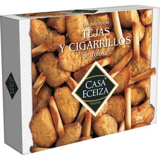 Tejas y cigarrillos de Tolosa estuche 300 g - Casa Eceiza