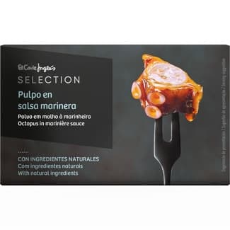 Pulpo en salsa marinera lata 72 g neto escurrido - El Corte Ingles Selection