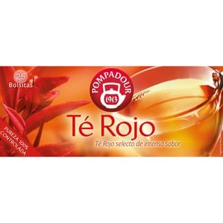Té rojo estuche 25 bolsitas - Pompadour